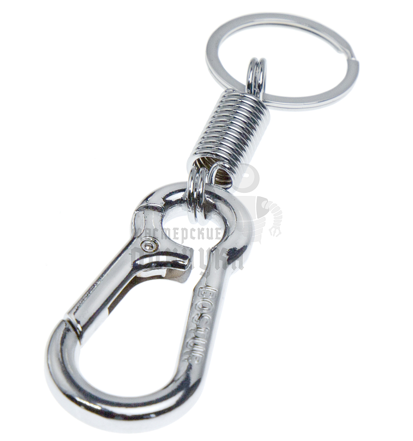 Карабин с пружиной и кольцом