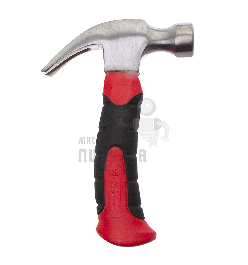 Молоток-гвоздодер мини, фибергласовая двухкомпонентная рукоятка, 250 г Matrix