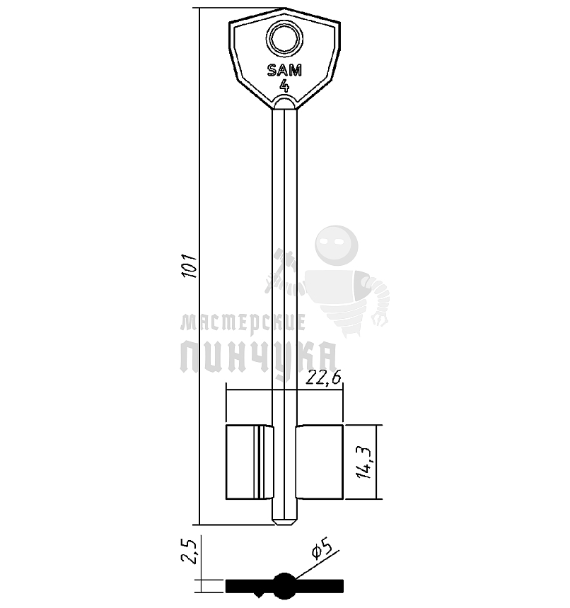 SAM4D (желтый)