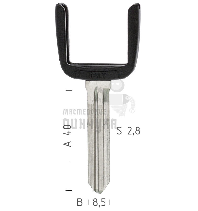 Лезвие HY14U рога п/чип Hyundai, Kia