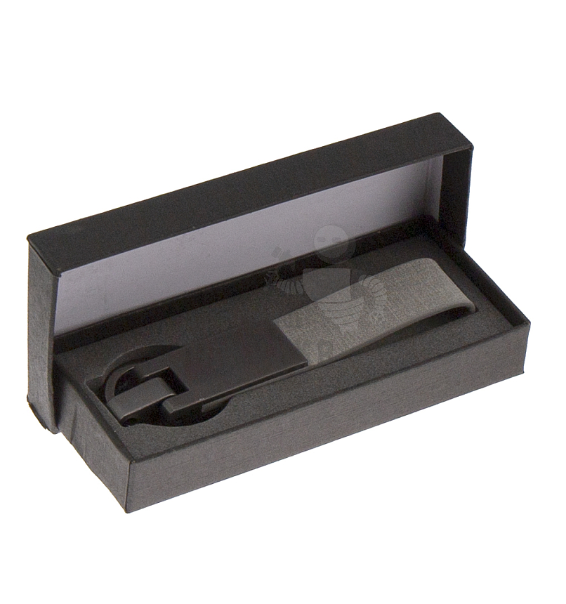 Брелок для ключей "Ремешок" темн.никель матовый