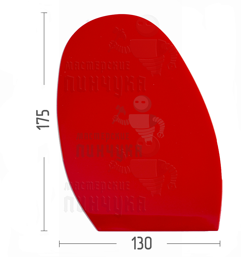 Проф. формованная для лабутенов Casali Mirror №4,1,3мм Красный