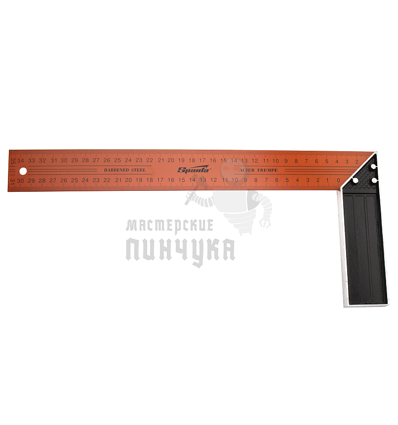 Угольник, 350 мм, металлический Sparta
