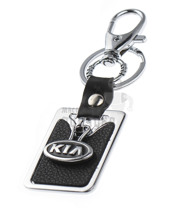 Авто карабин с кольцом для ключей KIA