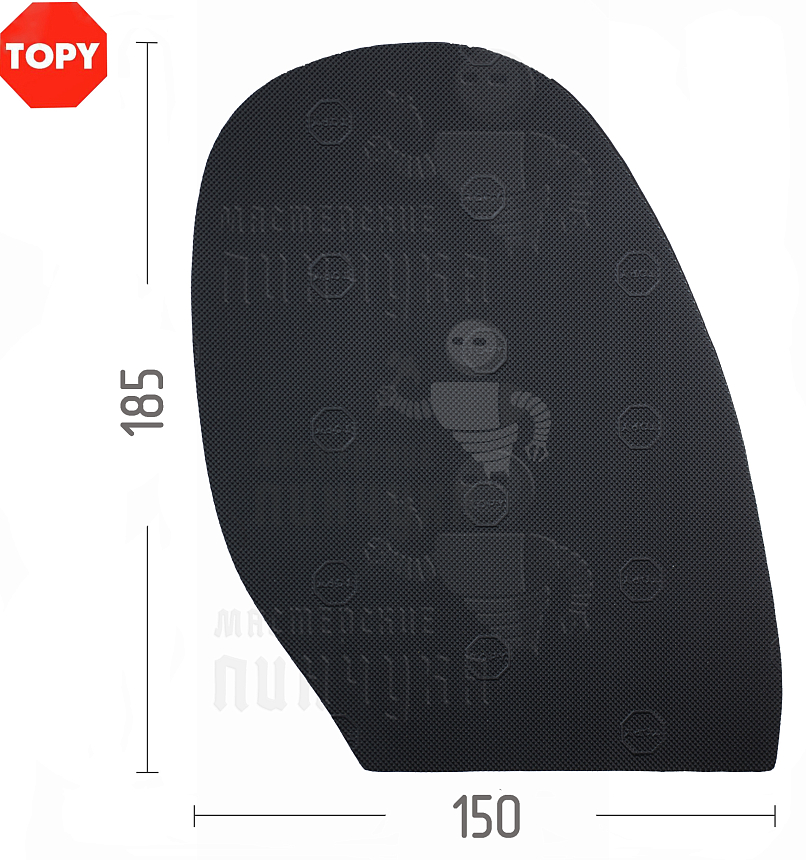 Проф. формованная Topy Elysee 1.0мм H4 Черный