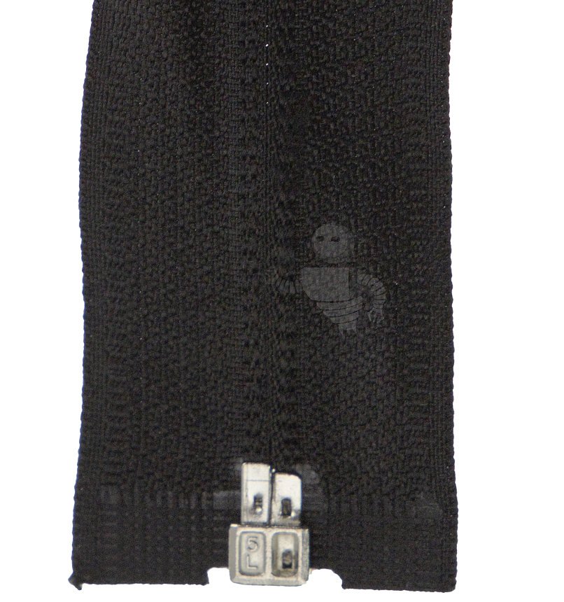 Молния спиральная (витая) тип 5 60см разъем цв 322 черный груша РЕВЕРС