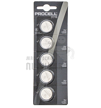 Батарейка Duracell Procell CR2016 BL5 Lithium 3V (5/200) - Чертеж