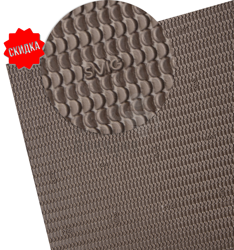 Лист профилактический SVIG 305 SOUND TREKKING 63х73см 4мм т.коричневый