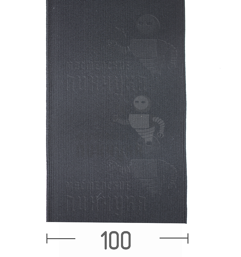 Резинка башмачная 100мм. Черная