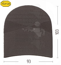 Набойка "Vibram TOP" 5350 (040), цв.коричневый - Чертеж