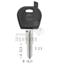T00DW1RPA TP00DAE-4D.P2 а/пласт.с мест.п/чип DAEWOO - Чертеж