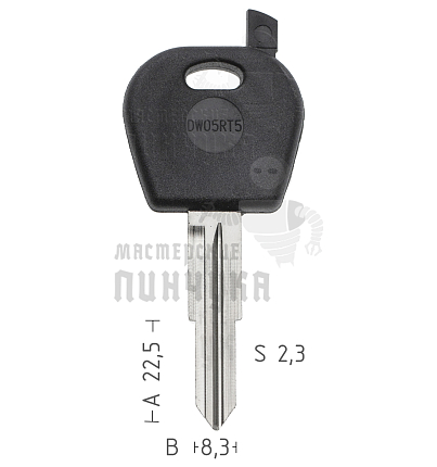 T00DW1RPA TP00DAE-4D.P2 а/пласт.с мест.п/чип DAEWOO