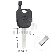 TP00BM6P HU92RTE T00HF70P а/пласт.с мест.п/чип BMW - Чертеж