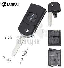 Корпус  Mazda MAZ24 корус выкидного кл 2кн  КНР - Чертеж