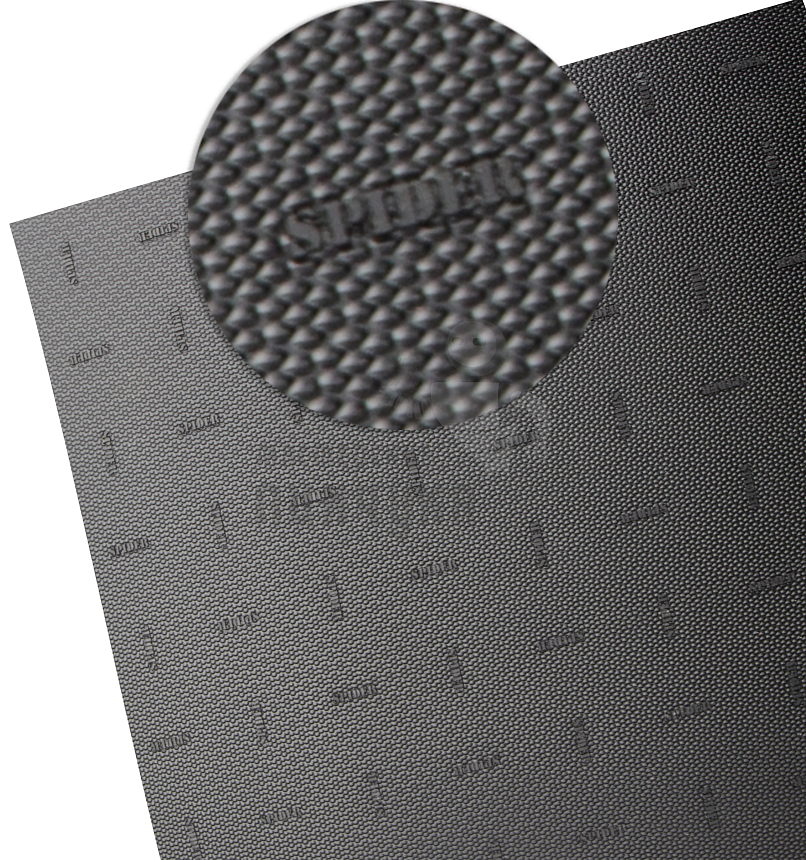 Лист набоечный SPIDER 41х58х6мм цв.черный