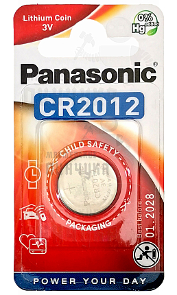 Батарейка Panasonic CR2012, 3V BL1 (1/10)