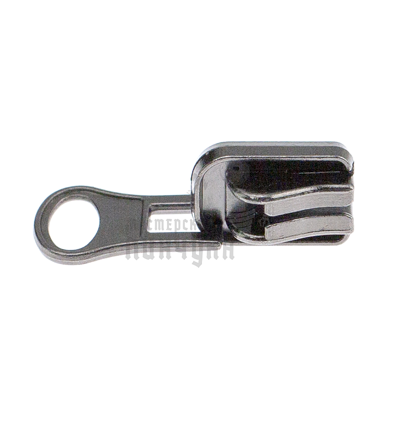 Бегунок "Трактор", тип 8, сумочный, "Груша", двухсторон., цв никель темн.