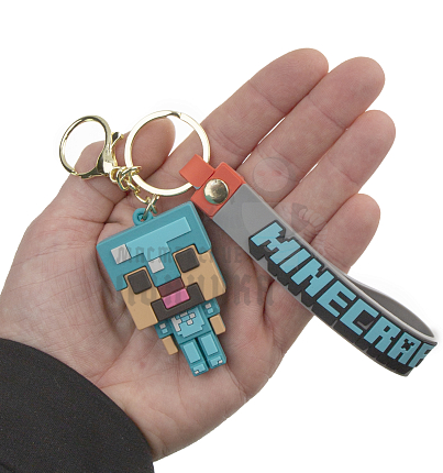 Брелок для ключей "Cтив" MINECRAFT + карабин