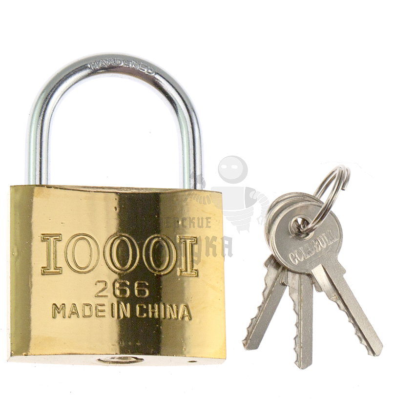 Навесной замок "IOOOI" 56мм (266)