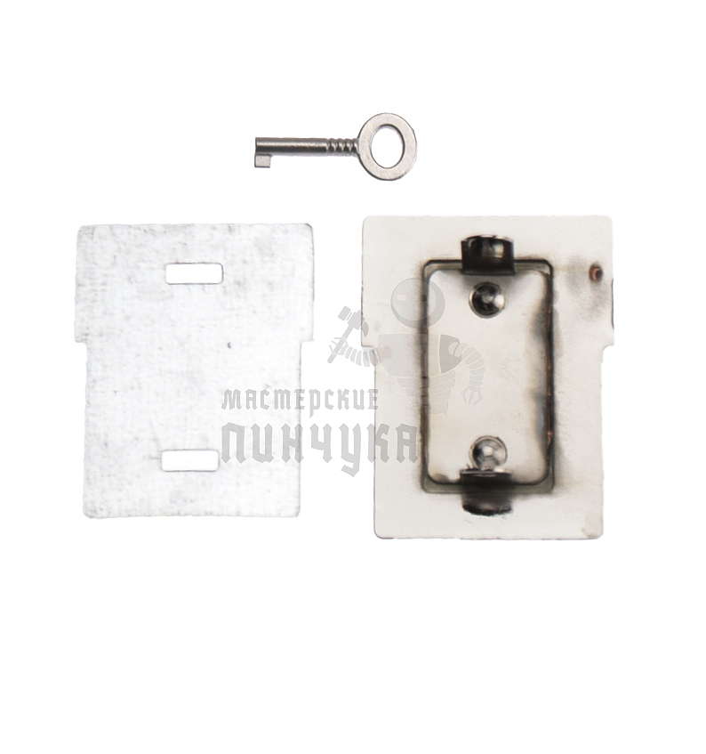 Замок портфельный 11547 цв. никель