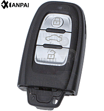 Корпус ключа HU-HAA.P1 HU66 HF55P65 3 кнопки AUDI КНР - Чертеж