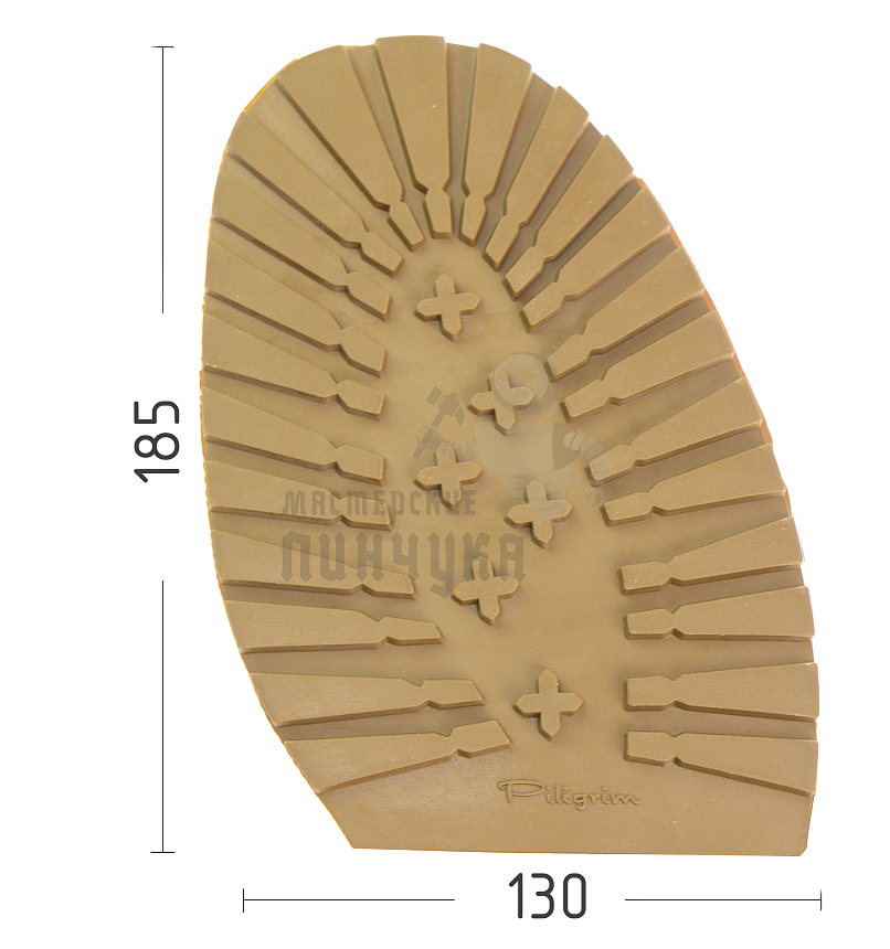 Проф. формованная Piligrim "Tank", разм. 185х130х4мм, цв. хаки