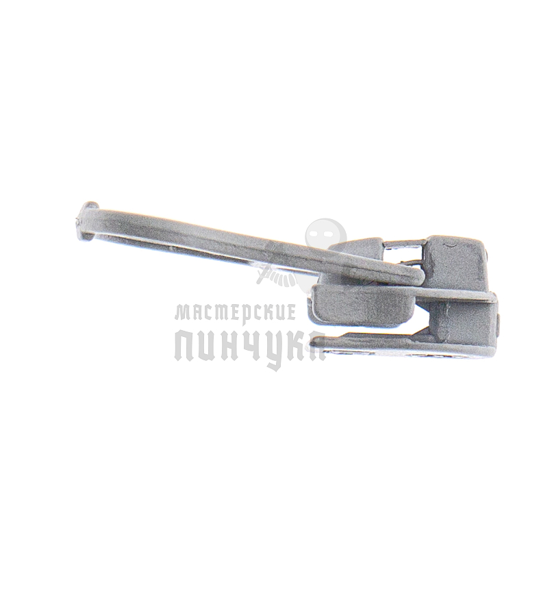 Бегунок для спиральной молнии тип 3 автомат ГРУША цв 101 белый, вес 1гр.