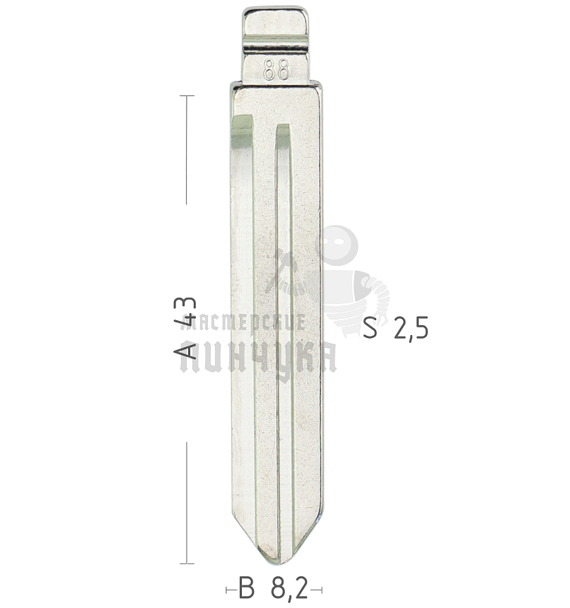 Лезвие №88 JAC Motors S3/S5/M3 КНР