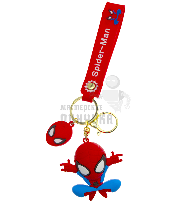 Брелок для ключей "Человек-паук в прыжке" + карабин