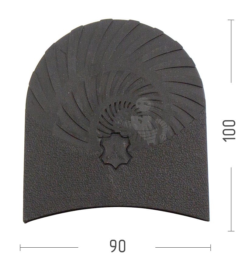 Набойка PILIGRIM RB662, цв. черный