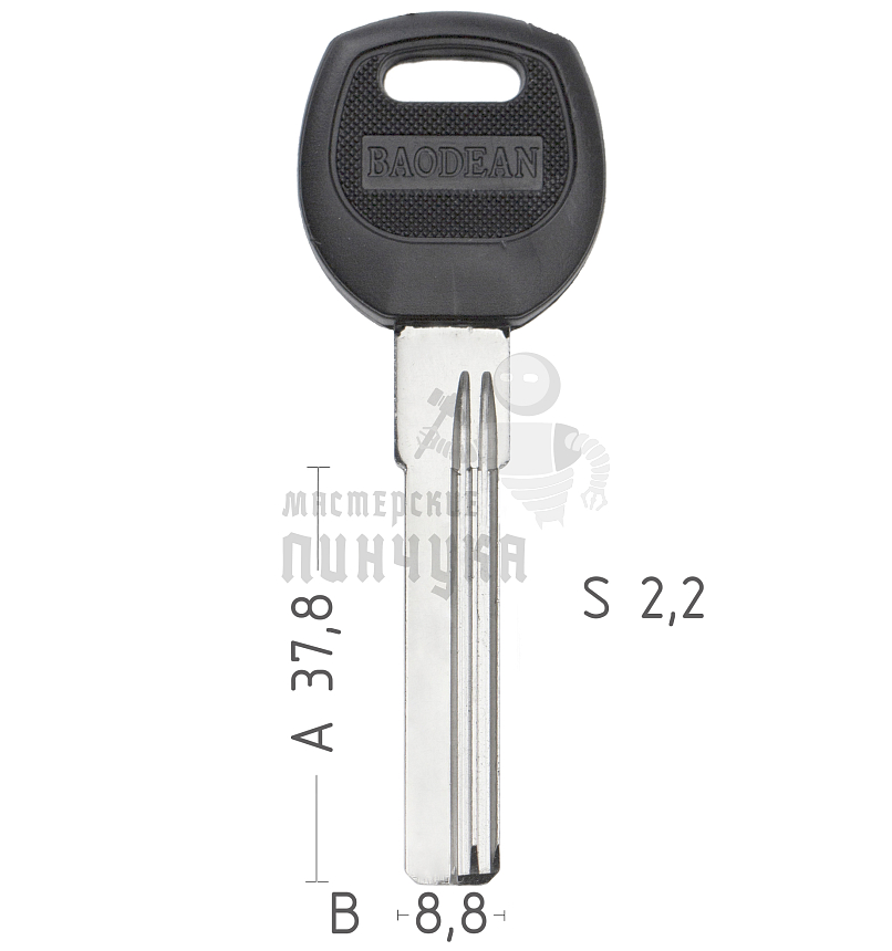 Baodean 2паза (51мм) правый в пластике под бронь КНР
