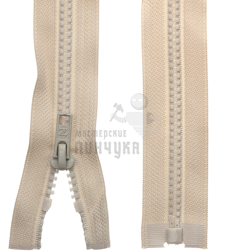 Молния Трактор "BLITZ" "MBT" 80 см Тип 5 разъёмная №297 слон.кость