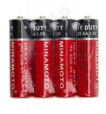 Батарейка Minamoto R6 AA Shrink 4 Heavy Duty 1.5V (4/60/1200)