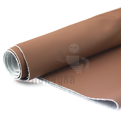Искусственная кожа на микрофибре Soft Nappa коричневая (218-23), т.1,5мм 100см*140см