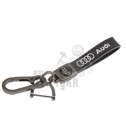 Авто карабин кожаный AUDI