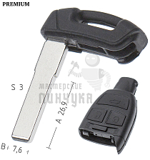 Лезвие FI-16 SIP22 GB18 КНР   FIAT - Чертеж