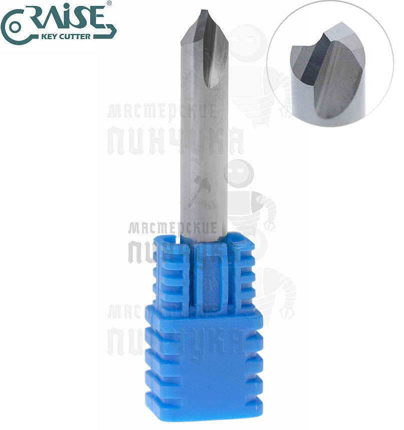 Вертик.фреза RAISE DW2080 80° CARBIDE (D6x80°x40x2T)