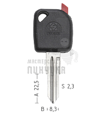 T00DW3P TP00DAE-6P DWO6BT0 а/пласт.с мест.п/чип DAEWOO - Чертеж