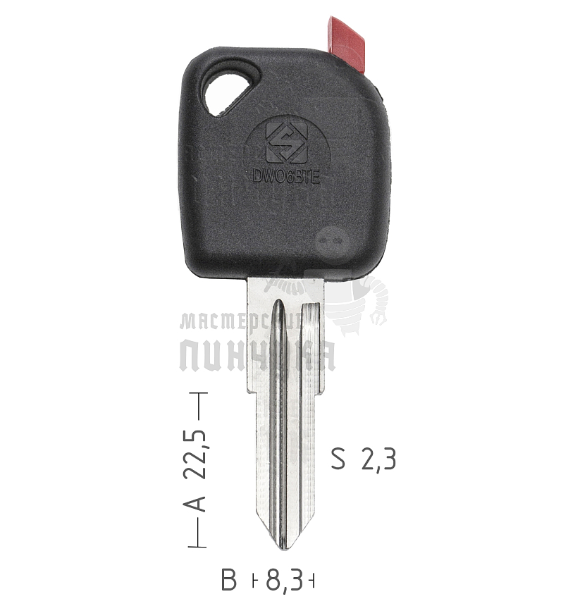 T00DW3P TP00DAE-6P DWO6BT0 а/пласт.с мест.п/чип DAEWOO