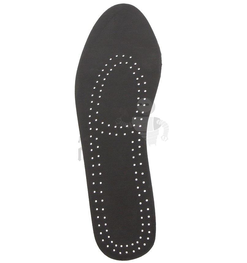 Стельки из натуральной кожи, р-р 35-46, цв.чёрный