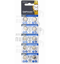 Батарейка GoPower G6/LR920/LR69/371A/171 BL10 Alkaline 1.5V (10/100/3600) - Чертеж
