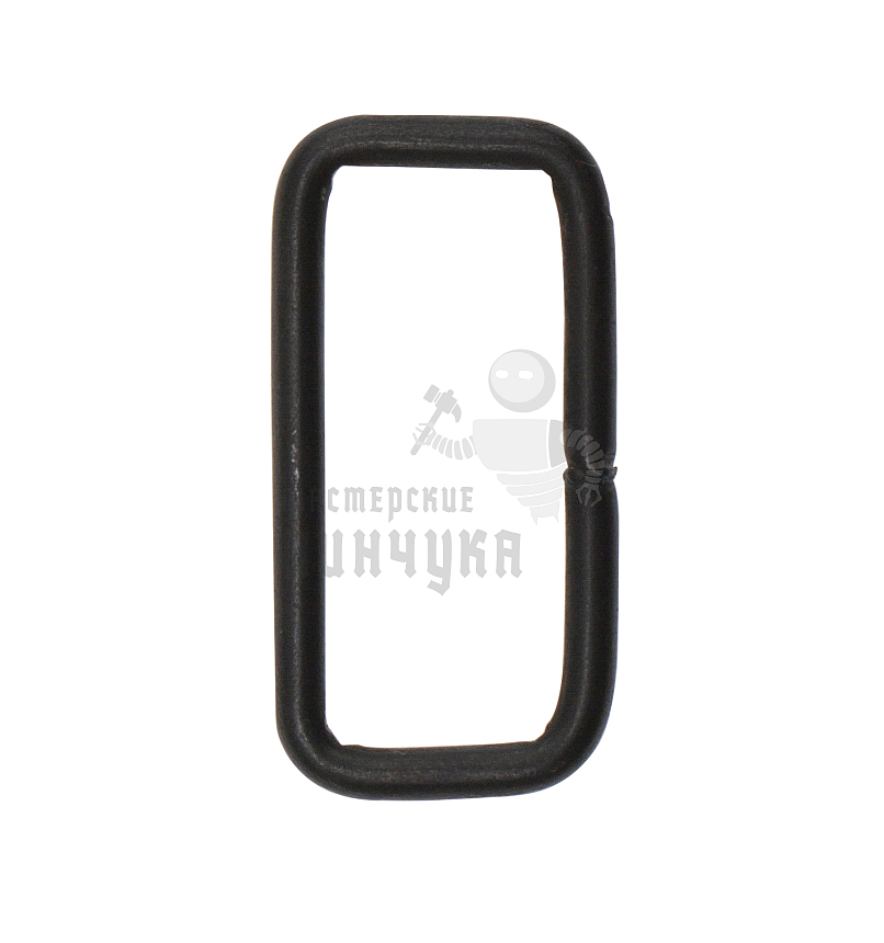 Пряжка - рамка 25х12мм (толщ. 2мм) цв оксид.