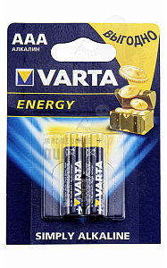 Батарейка VARTA Energy LR03 BL2 (4103) (2/20/100) - Чертеж