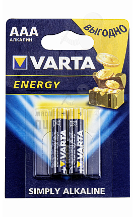 Батарейка VARTA Energy LR03 BL2 (4103) (2/20/100)