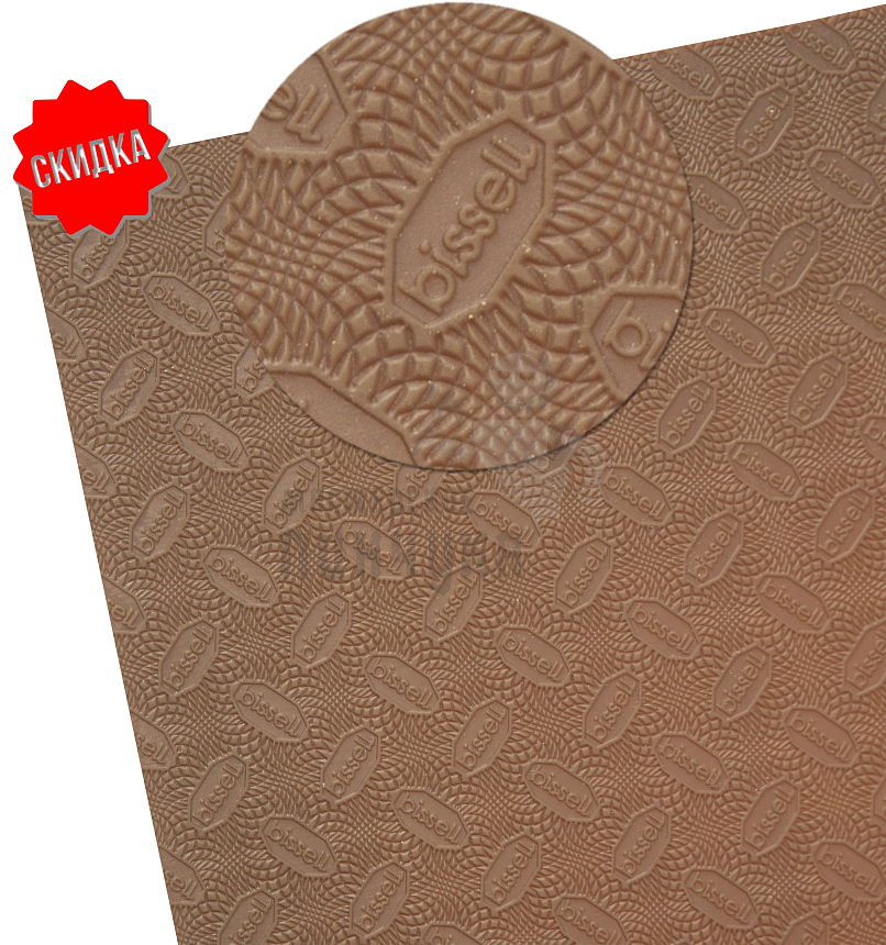 Проф. листовая Piligrim Bissell "Перелив" 380х570х2мм, цв. св. коричневый