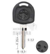 T00HF43P TP00OP-SP HU46T0 а/пласт.с мест.п/чип OPEL - Чертеж