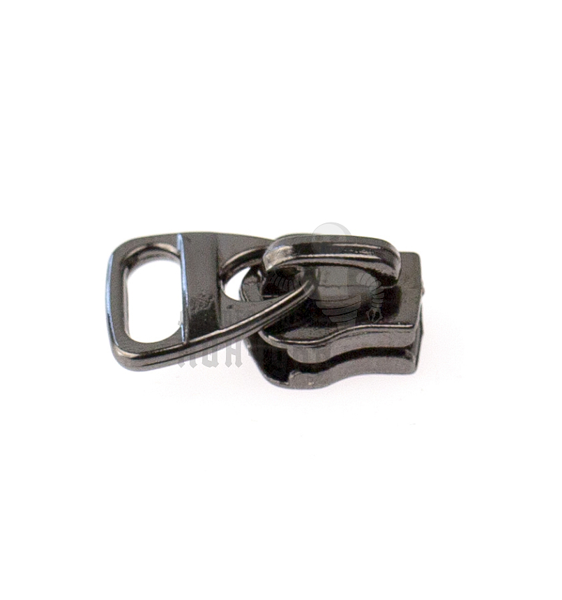 Бегунок металл тип 5 галант 5D цв хром темн