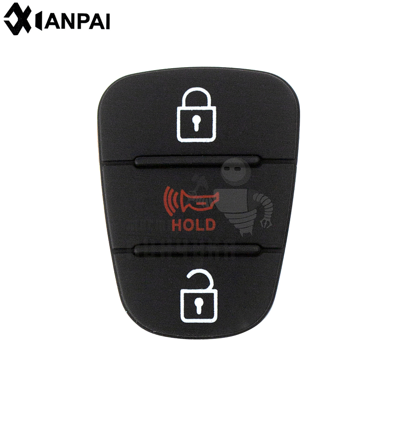 2 кнопки + паника Резиновые для выкидушек HYUNDAI КНР