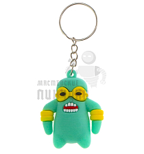 Брелок для ключей "FUGGLER", цв.бирюзовый - Чертеж
