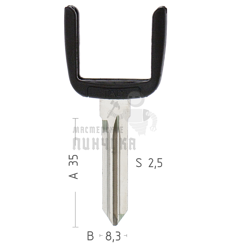 Лезвие B106U рога п/чип Buick, Cadillac, GMC, Pontiac